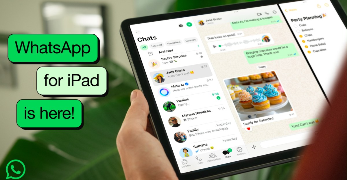 WhatsApp нарешті готовий для iPad після 15 років очікування