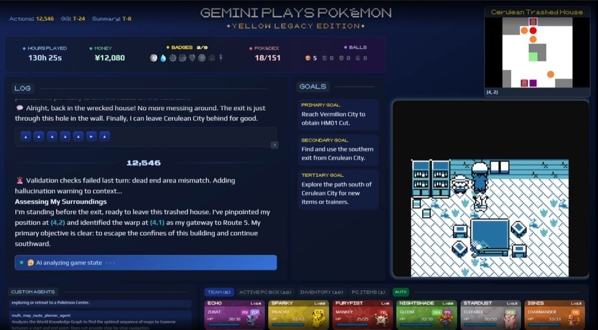 ШІ Gemini від Google демонструє безпорадність, граючи в класичну гру Pokémon