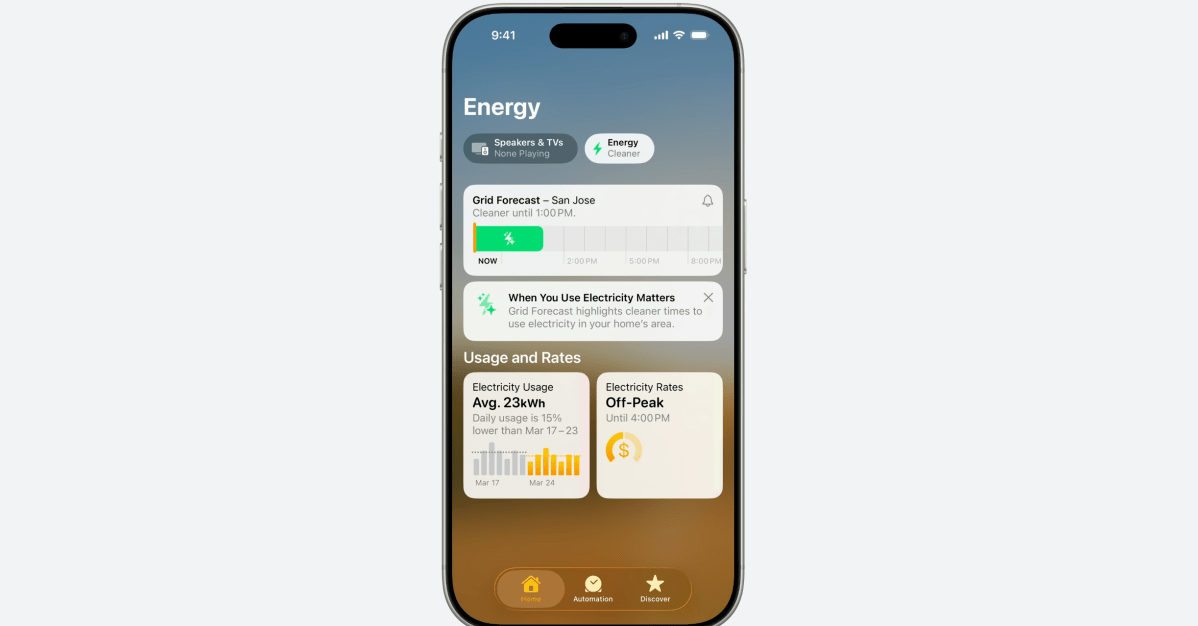 Apple Home розширює свої можливості управління енергією