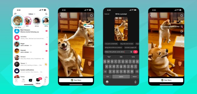 TikTok презентує новий інструмент TikTok AI Alive для перетворення зображень у відео