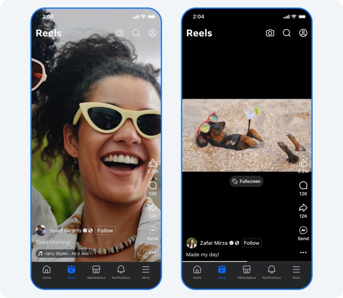 Facebook повідомляє, що всі відео на його платформі незабаром будуть представлені у форматі рилс