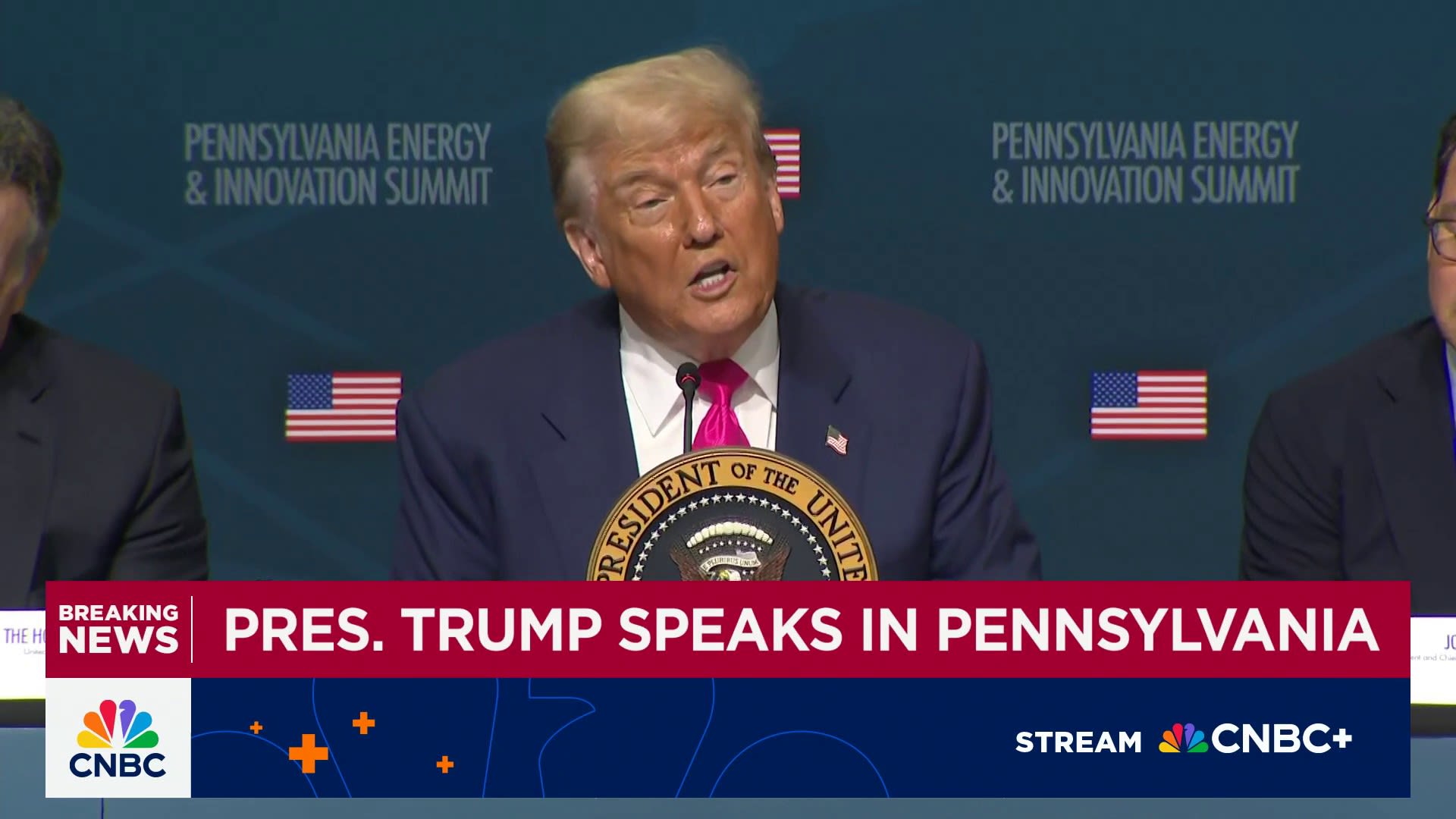 Трамп: 20 провідних компаній у сфері технологій та енергетики оголосили про інвестиції понад 92 мільярди доларів у Пенсільванії