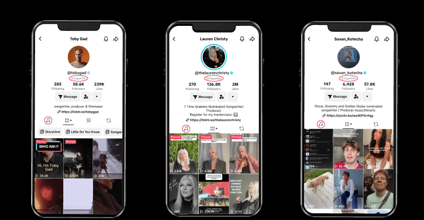 TikTok акцентує увагу на авторів пісень