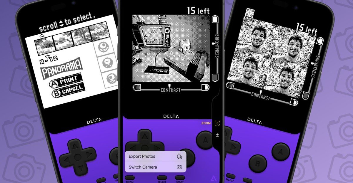 Розробник емулятора Delta створив додаток для iPhone в стилі Game Boy Camera
