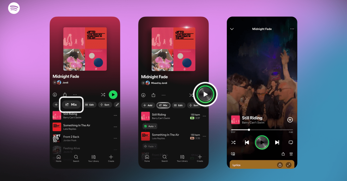 Новий інструмент мікшування треків у Spotify впроваджує можливості DJ для ваших плейлистів