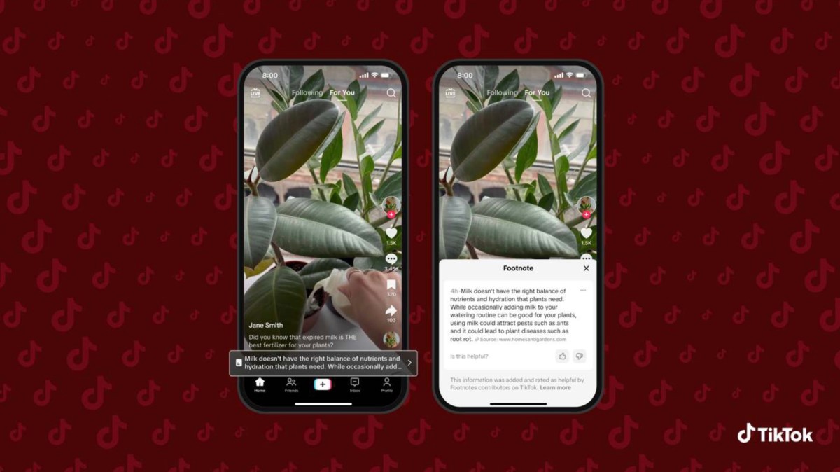 Посилання та колективні перевірки фактів TikTok стартують у США