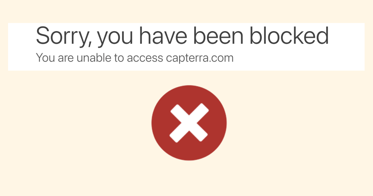 Доступ українців до Capterra обмежено через війну, пояснює компанія