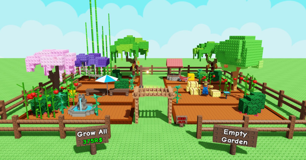 У липні у Roblox: Grow a Garden спостерігалося майже 22 мільйони гравців одночасно