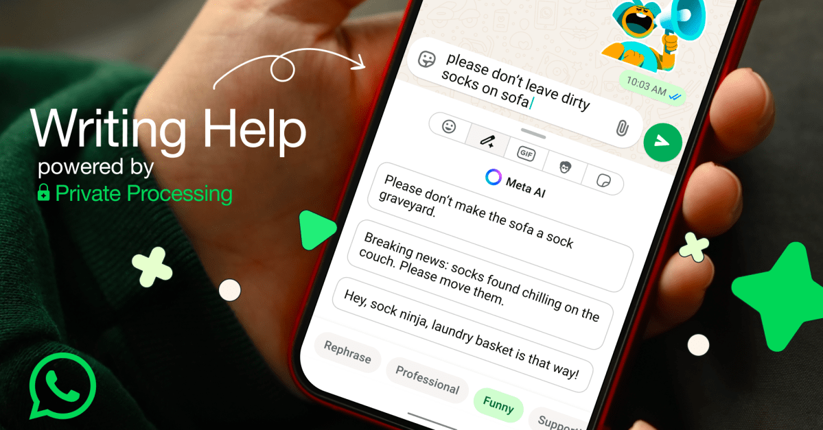 Список функцій штучного інтелекту WhatsApp продовжує розширюватись
