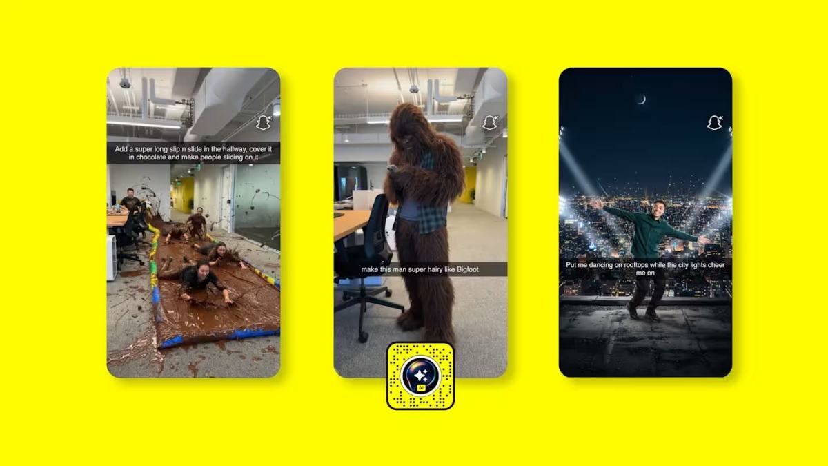 Snapchat вперше безкоштовно представив відкриту AI-лінію у США