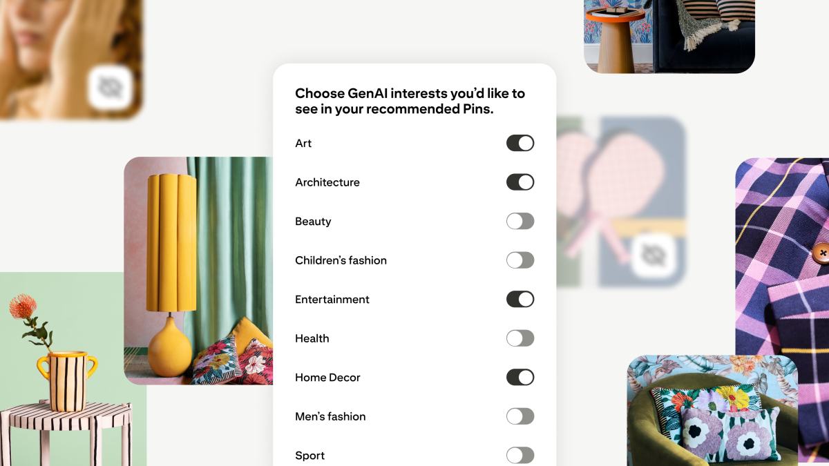 Pinterest впроваджує нові інструменти, щоб приборкати "AI-сміття" у вашому фіді