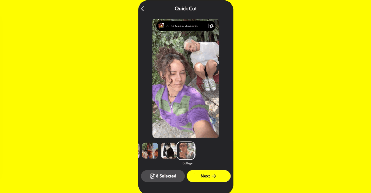 Snapchat революціонізує редагування: нова функція Quick Cut створює відео за вас